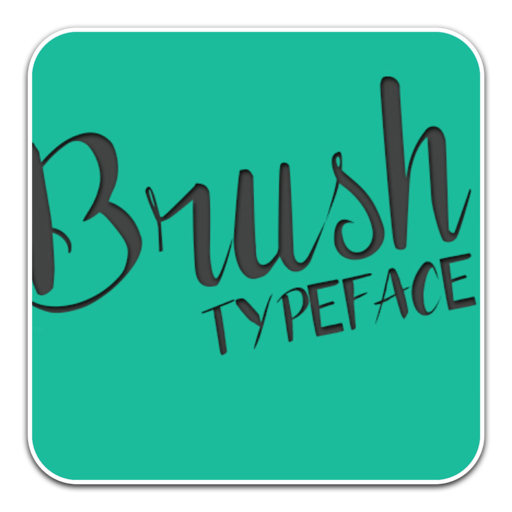 英文设计字体Brush