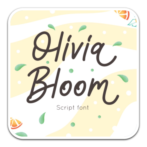 可爱精致脚本字体Olivia Bloom