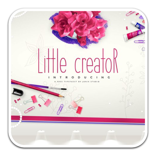 Little Creator现代衬线字体