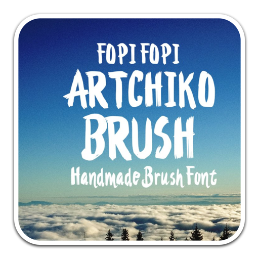 ARTCHIKO水墨手写书法字体 for mac