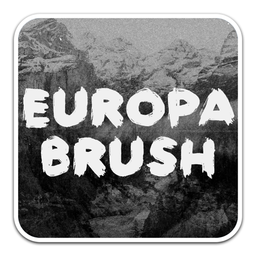 Europa Brush创意画笔字体