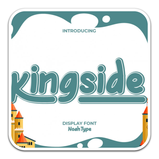 Kingside卡通漫画趣味字体 for mac