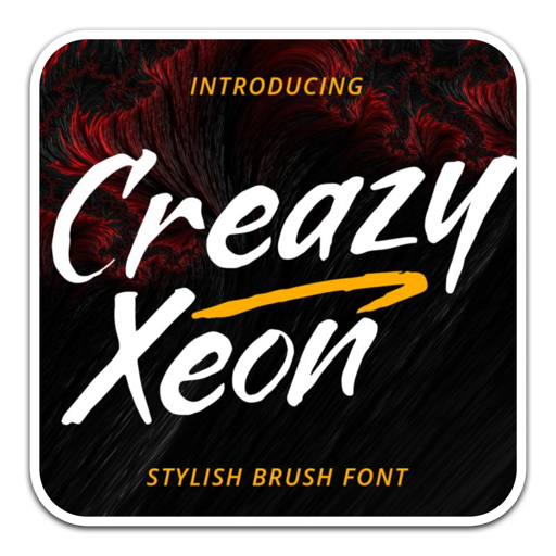 Crazy Xeon涂鸦艺术字体