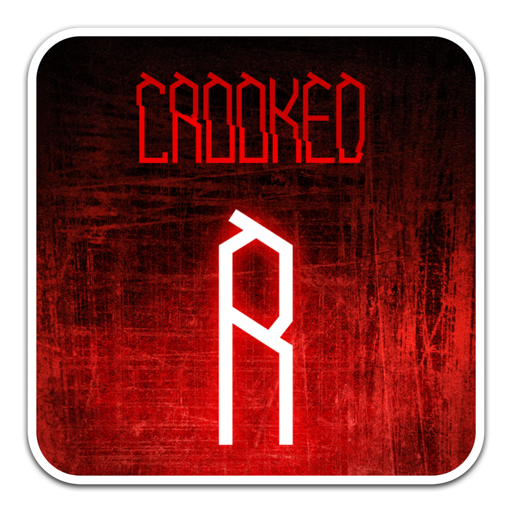 Crooked Font弯曲倾斜字体