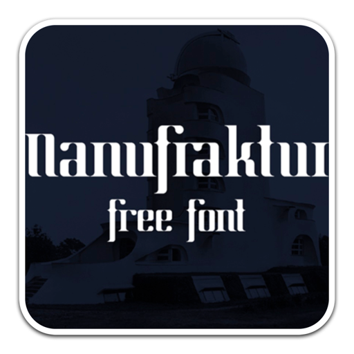 Manufraktur创意艺术设计字体 for mac