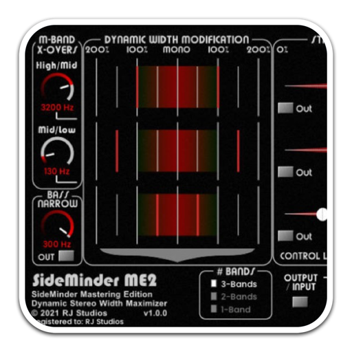 Raising Jake Studios SideMinder ME2 Mac(动态立体声宽度调整音频插件)