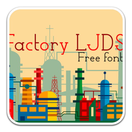 Factory LJDS简单完美字体