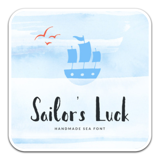 Sailor‘s Luck清凉夏日海洋字体