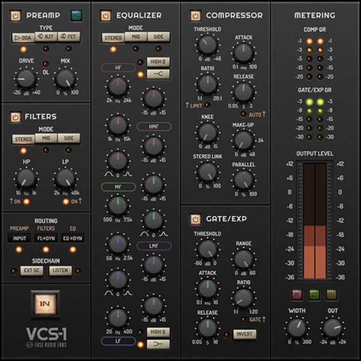 Fuse Audio Labs VCS-1 Mac(零延迟通道效果插件)