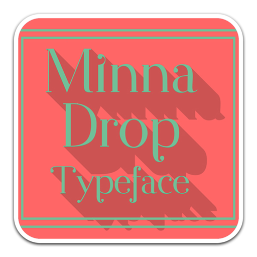 Minna Drop简洁小俏皮字体