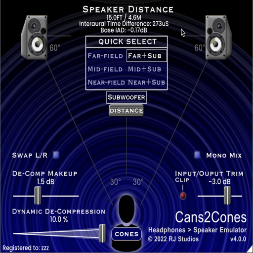 Raising Jake Studios Cans 2 Cones Mac(立体声混音效果器)