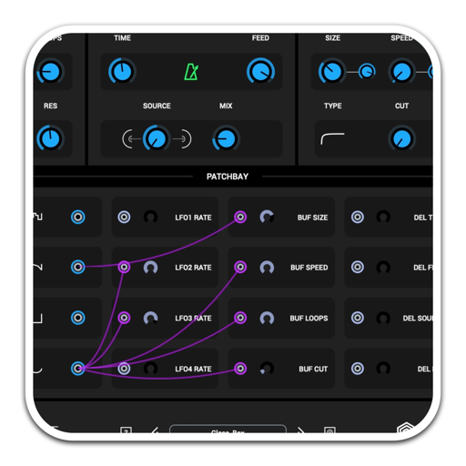 Glitchmachines Fracture XT for Mac(粒子缓冲效果器)