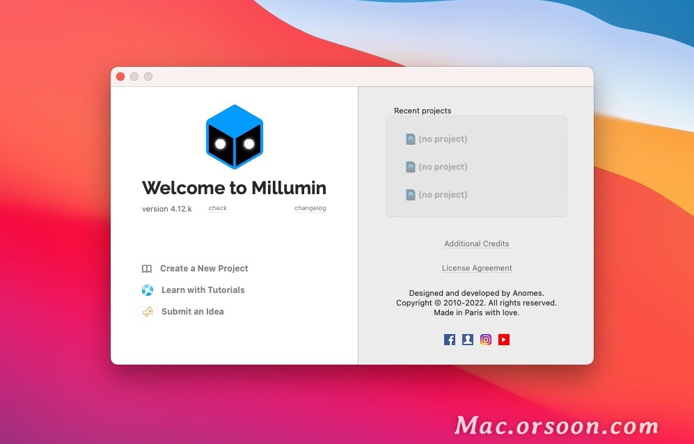free for mac download Millumin 4