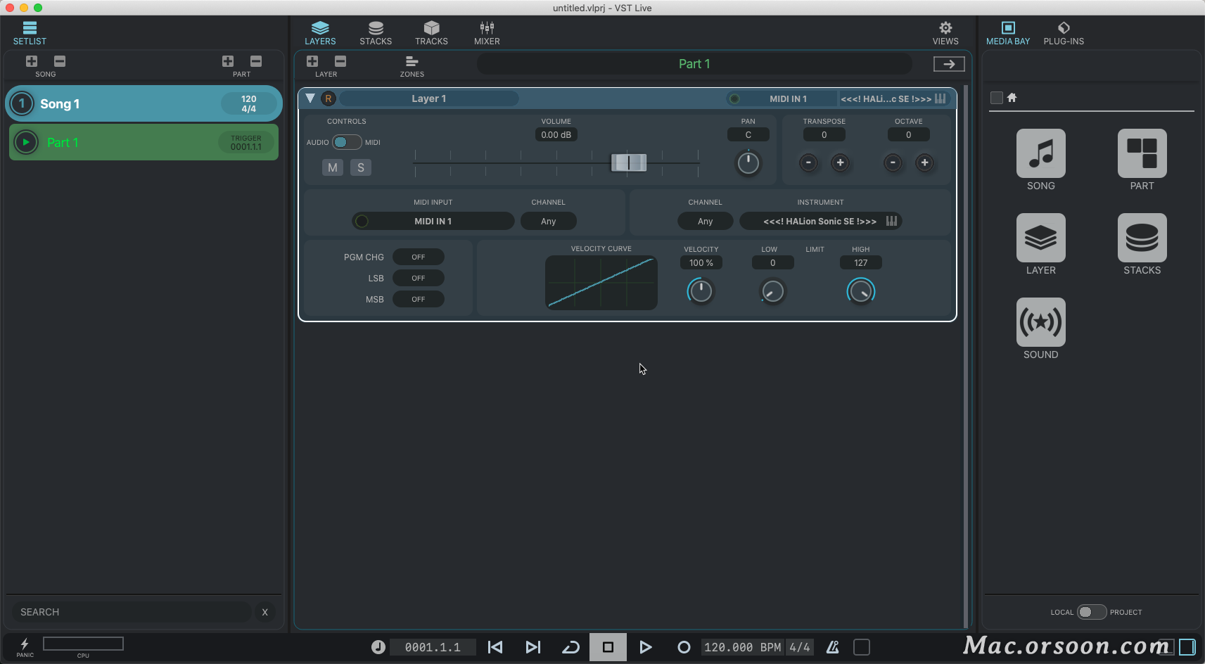 instal the new version for ipod Steinberg VST Live Pro 1.2