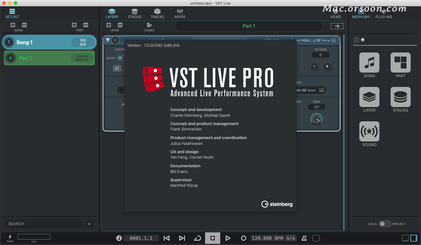 download the last version for mac Steinberg VST Live Pro 1.3