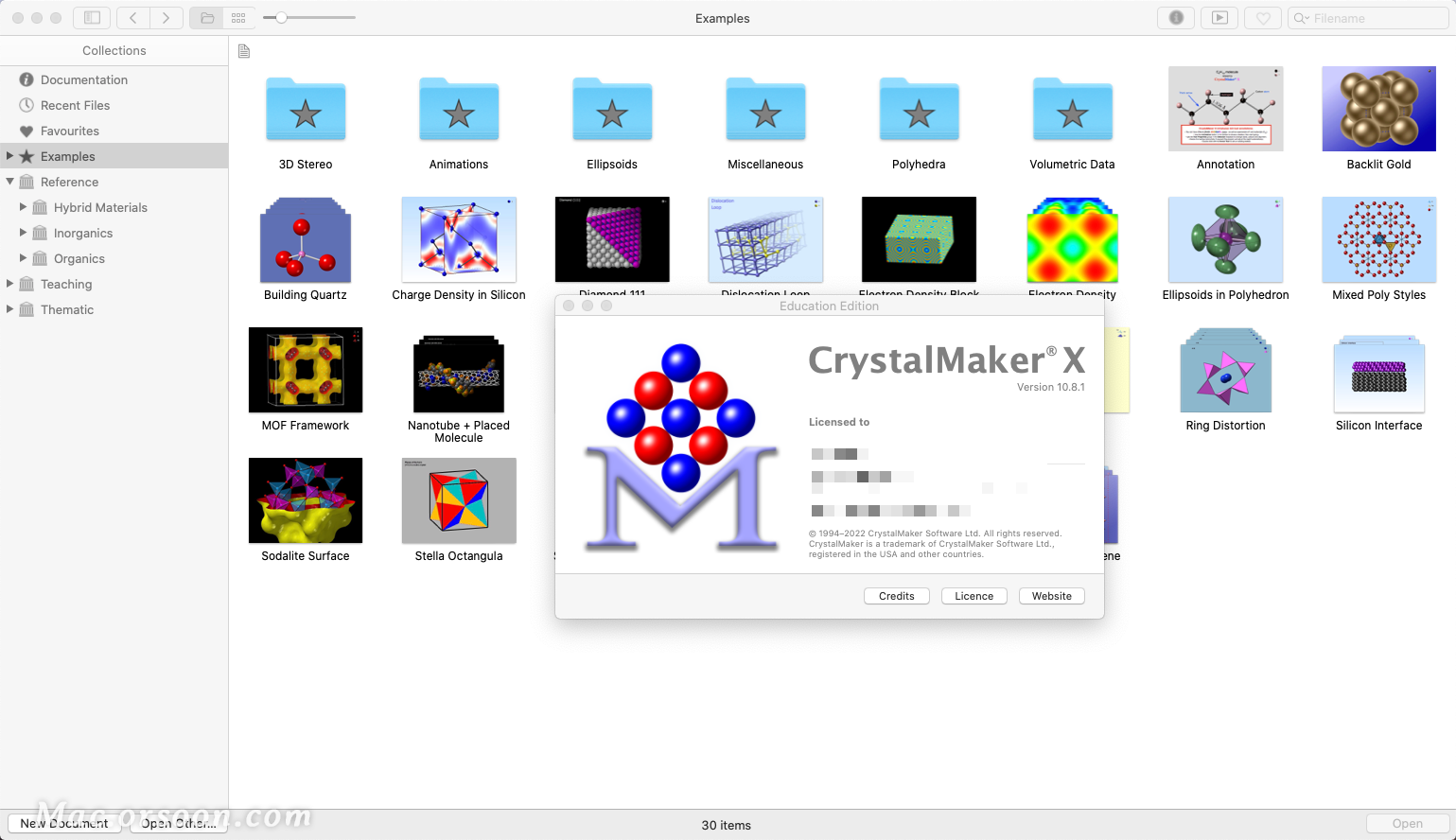 CrystalMaker 10.8.2.300 download the new version for mac