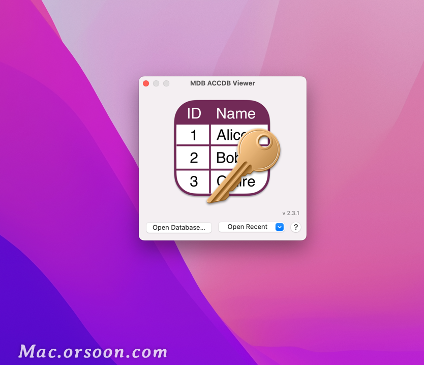 Accdb как открыть на mac os